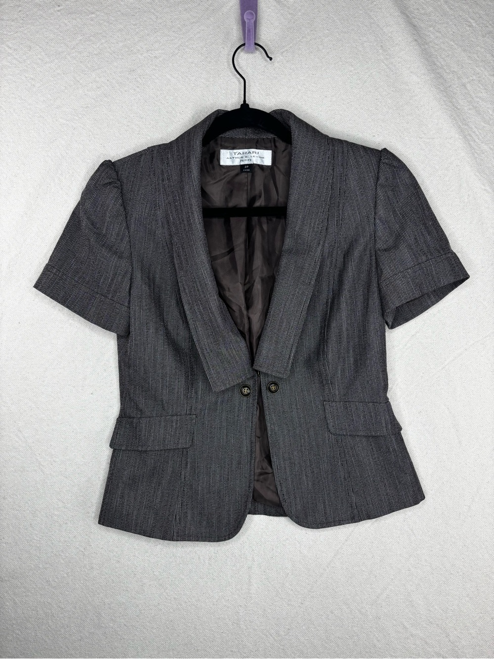Tahari Arthur S. Levine blazer coat size 2P